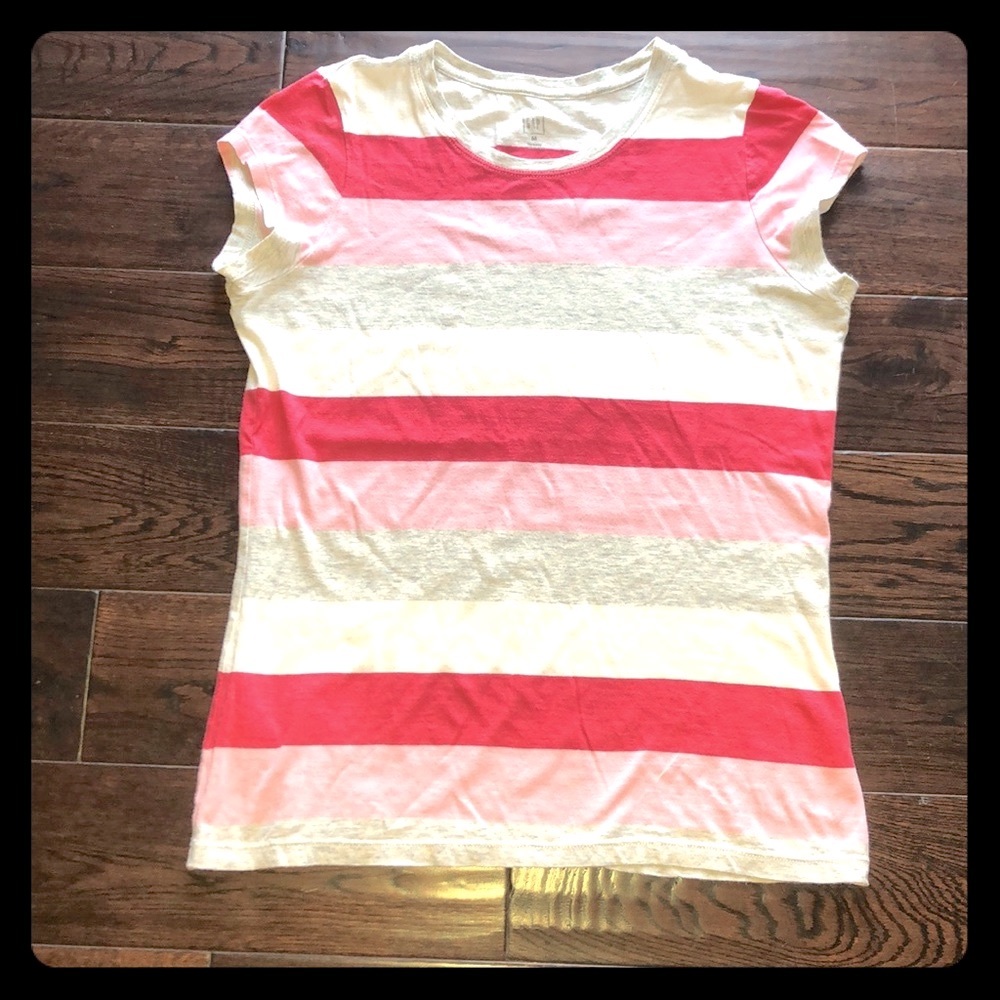 Women’s GAP Striped Cap-Sleeve T-Shirt